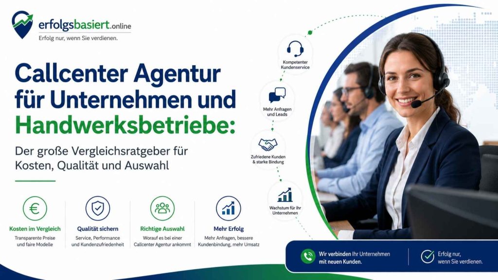 Callcenter Agentur für Handwerksbetriebe Der große Vergleichsratgeber für Kosten, Qualität und Auswahl
